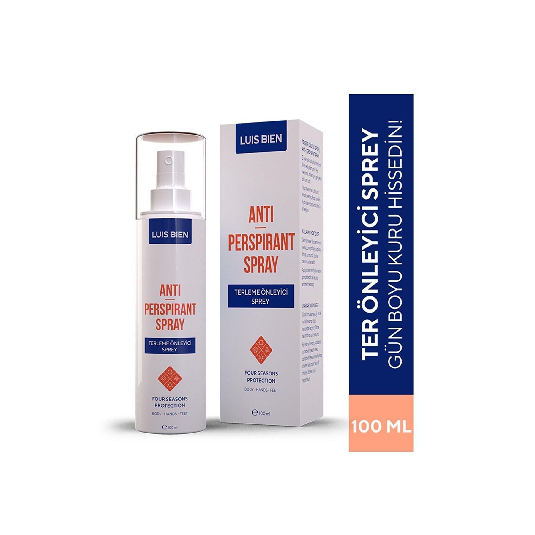 Luis Bien El,Ayak ve Koltuk Altı Terleme Önleyici Sprey 100 ml 8681967483826