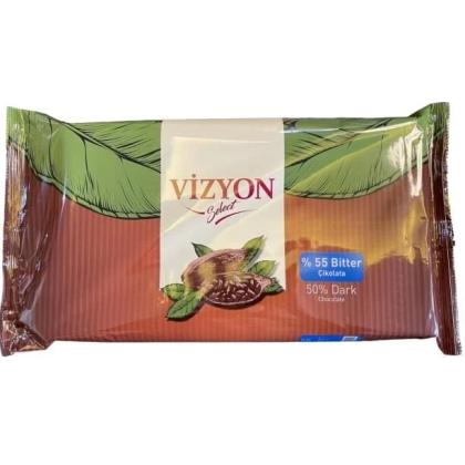 Vizyon  Select Bitter Kuvertür Çikolata 2.5 kg %55